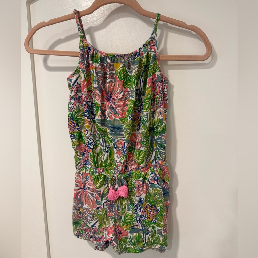 Lilly Pulitzer Girls Romper L (8-10)